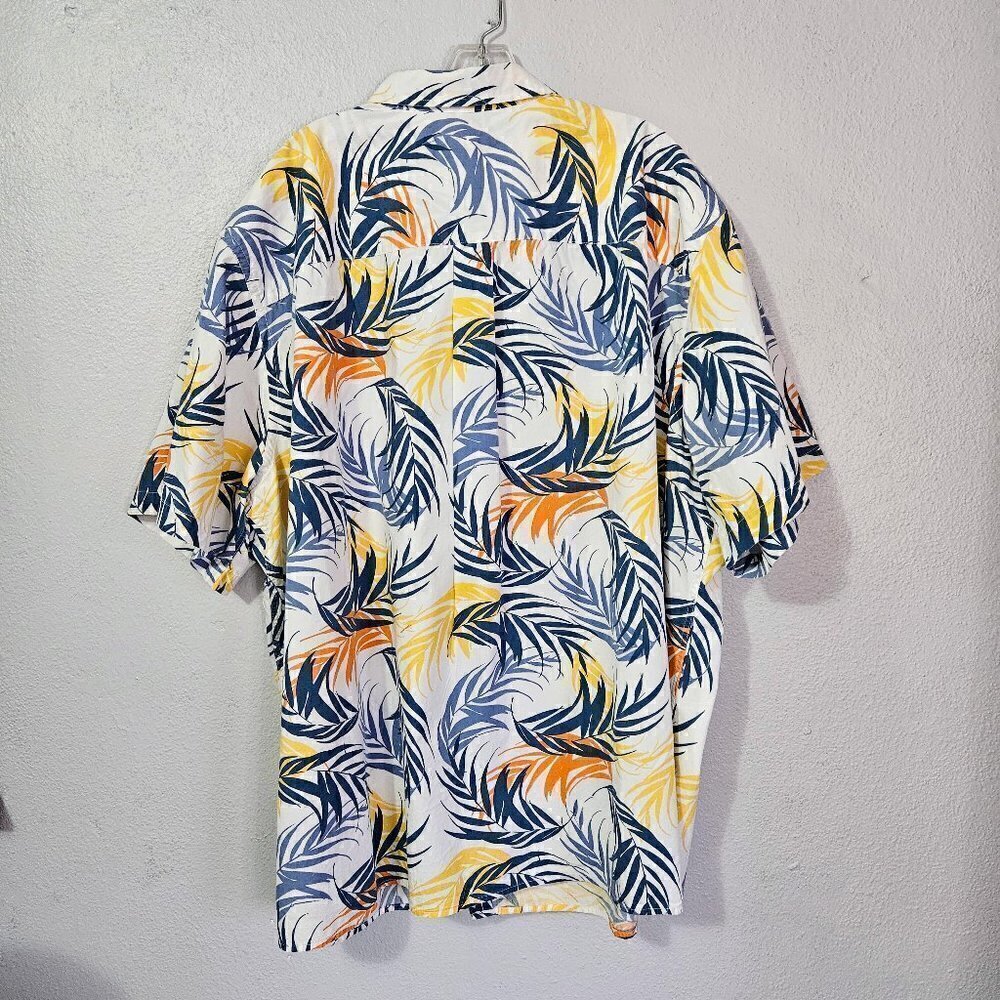 VTG HARBOR BAY HAWAIIAN CASUAL COTTON MENS SHIRT SIZE 3 XL - Picture 3 of 5
